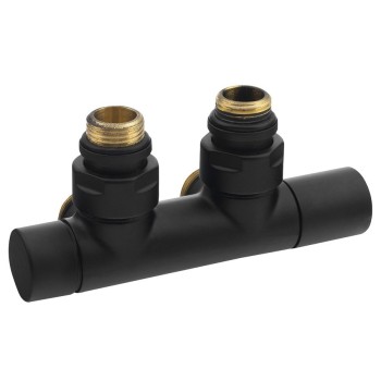 Комплект для подключения SAPHO TWIN BLACK матово-черный CP4101BS