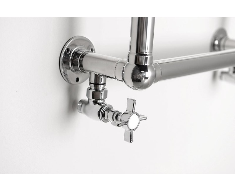 Комплект для подключения ручных угловых клапанов Sapho STAR, хром CP5020S