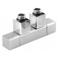 Savienojumu komplekts SAPHO Cube Twin 50 mm atstarpe, hroms CP581S