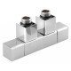 Savienojumu komplekts SAPHO Cube Twin 50 mm atstarpe, hroms CP581S Savienojumu komplekts SAPHO Cube Twin 50 mm atstarpe, hroms CP581S