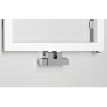 Комплект для подключения SAPHO Cube Twin, шаг 50 мм, хром CP581S