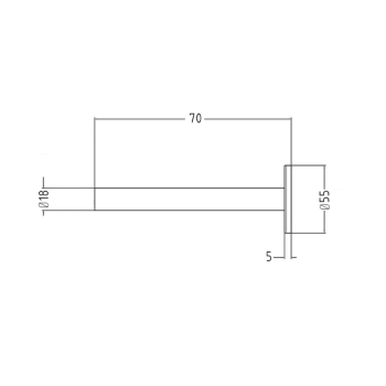 Radiatoru savienojumu komplekts Sapho Melns Matēts CP6135B