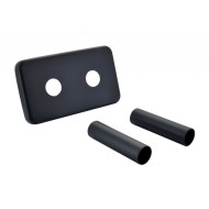 Radiatoru savienojumu komplekts Sapho TWIN Melna Matēta CP7135B