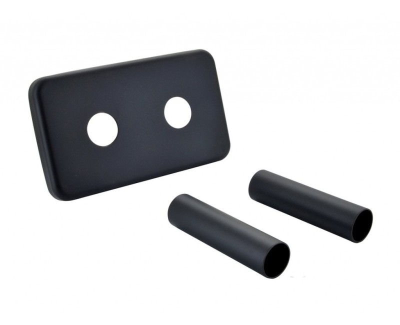 Комплект для подключения радиатора Sapho TWIN Черный матовый CP7035