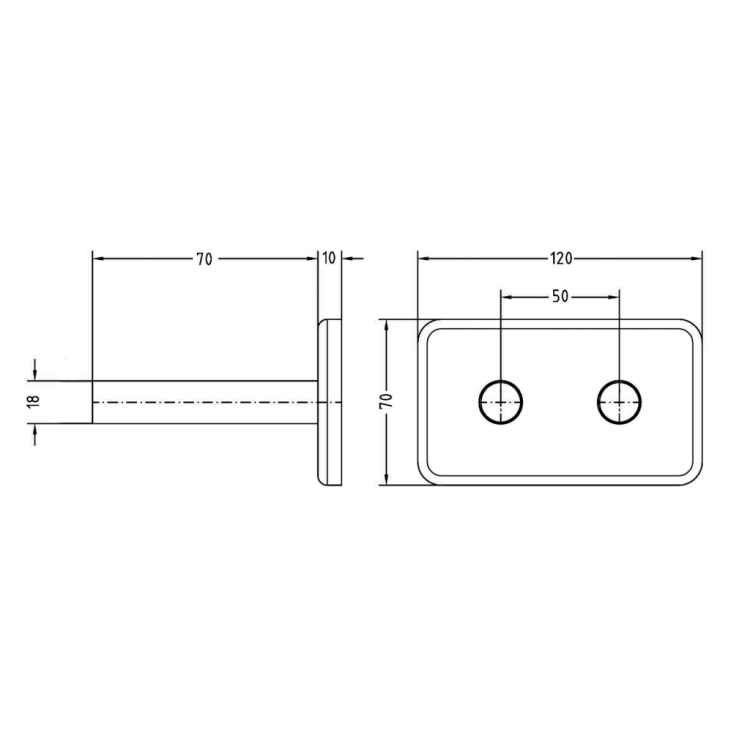 Radiatoru savienojumu komplekts Sapho TWIN Melna Matēta CP7135B Radiatoru savienojumu komplekts Sapho TWIN Melna Matēta CP7135B