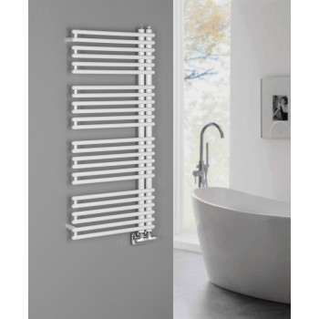 Dvieļu žāvētājs / Radiators AQUALINE Tubini 50x113cm, 529W, balts  DC300T