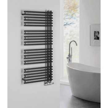 Dvieļu žāvētājs / Radiators AQUALINE Tubini  50x113cm, 529W, antracīta krāsā  DC305T