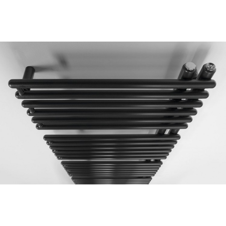 Dvieļu žāvētājs / Radiators AQUALINE Tubini  50x113cm, 529W, antracīta krāsā  DC305T