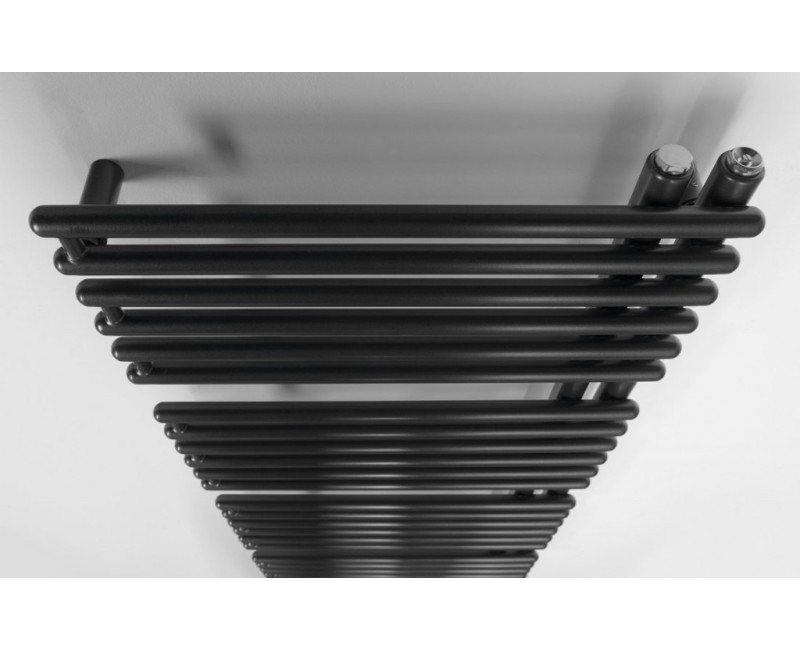 Полотенцесушитель / Радиатор AQUALINE Tubini 50x113 см, 529 Вт, цвет антрацит DC305T