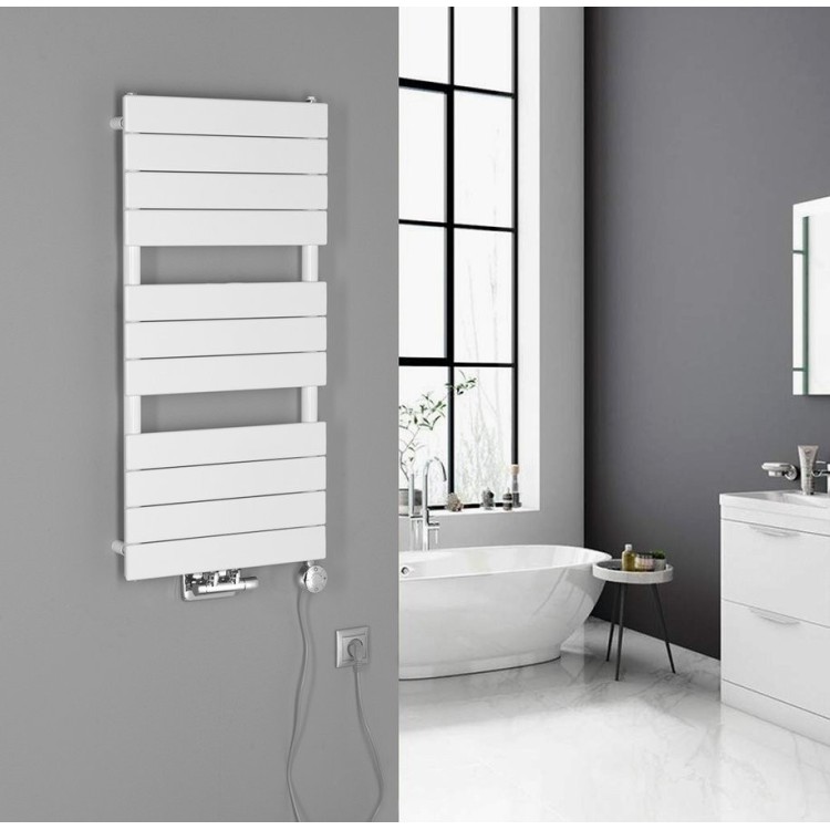 Dvieļu žāvētājs / Radiators AQUALINE Bondi 45x93cm, 425W, balts DC400T Dvieļu žāvētājs / Radiators AQUALINE Bondi 45x93cm, 425W, balts DC400T