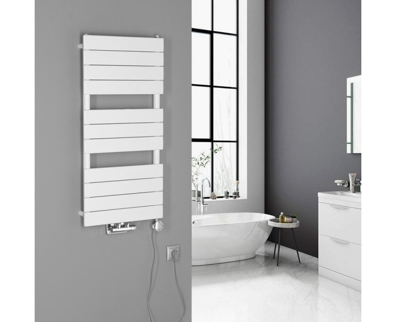 Полотенцесушитель / Радиатор AQUALINE Bondi 45x93см, 425Вт, белый DC400T