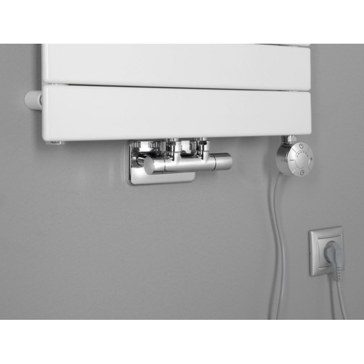 Dvieļu žāvētājs / Radiators AQUALINE Bondi 45x93cm, 425W, balts DC400T Dvieļu žāvētājs / Radiators AQUALINE Bondi 45x93cm, 425W, balts DC400T