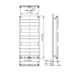 Dvieļu žāvētājs / Radiators AQUALINE Bondi 45x93cm, 425W, antracīta krāsā DC405T Dvieļu žāvētājs / Radiators AQUALINE Bondi 45x93cm, 425W, antracīta krāsā DC405T