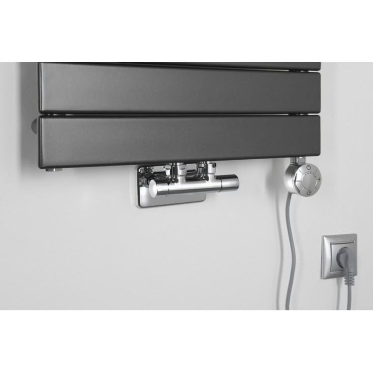 Dvieļu žāvētājs / Radiators AQUALINE Bondi 45x93cm, 425W, antracīta krāsā DC405T Dvieļu žāvētājs / Radiators AQUALINE Bondi 45x93cm, 425W, antracīta krāsā DC405T