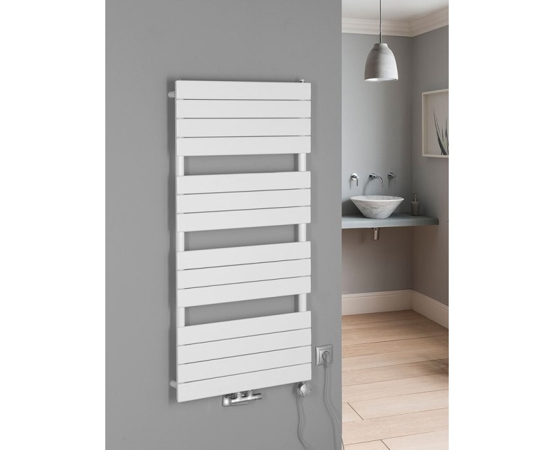 Полотенцесушитель / Радиатор AQUALINE Bondi 60x122см, 669Вт, белый DC420T