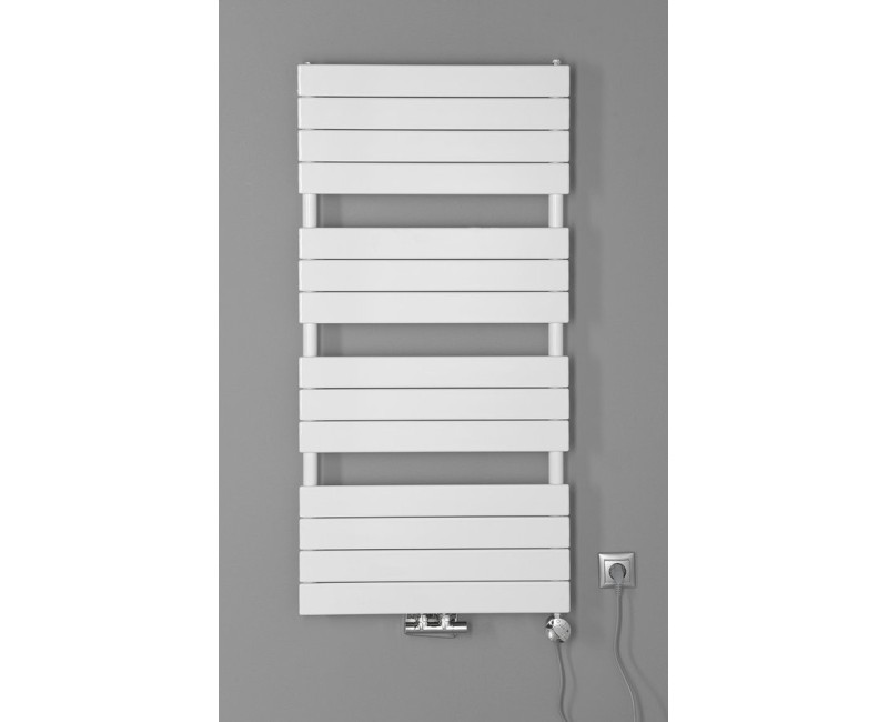 Полотенцесушитель / Радиатор AQUALINE Bondi 60x122см, 669Вт, белый DC420T