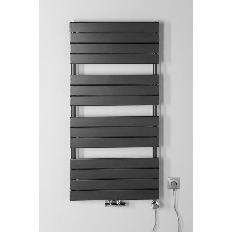 Dvieļu žāvētājs / Radiators AQUALINE Bondi 60x122cm, 669W, antracīts DC425T Dvieļu žāvētājs / Radiators AQUALINE Bondi 60x122cm, 669W, antracīts DC425T