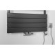 Dvieļu žāvētājs / Radiators AQUALINE Bondi 60x122cm, 669W, antracīts DC425T Dvieļu žāvētājs / Radiators AQUALINE Bondi 60x122cm, 669W, antracīts DC425T