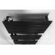 Dvieļu žāvētājs / Radiators AQUALINE Mili 45x93cm, 381W, melns matēts DC606T Dvieļu žāvētājs / Radiators AQUALINE Mili 45x93cm, 381W, melns matēts DC606T
