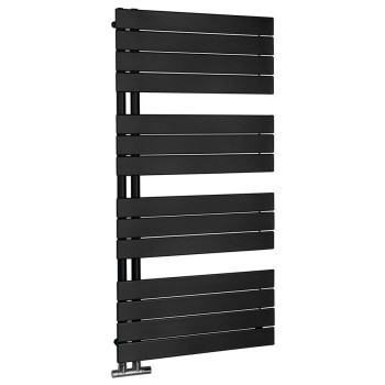 Dvieļu žāvētājs / Radiators AQUALINE Mili, 60x122cm, 632W, melns matēts  DC626T