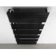 Dvieļu žāvētājs / Radiators AQUALINE Mili 60x180 cm, 927W, melns matēts DC656T Dvieļu žāvētājs / Radiators AQUALINE Mili 60x180 cm, 927W, melns matēts DC656T
