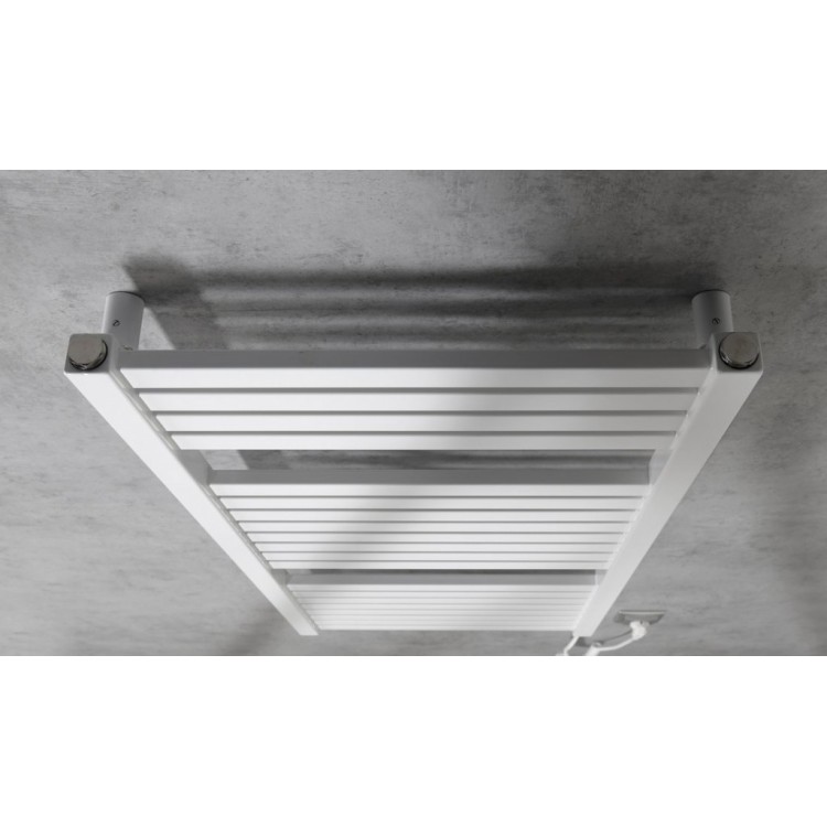 Dvieļu žāvētājs / Radiators AQUALINE Tondi-E elektriskais 45x97cm, 300W, balts  DE450T