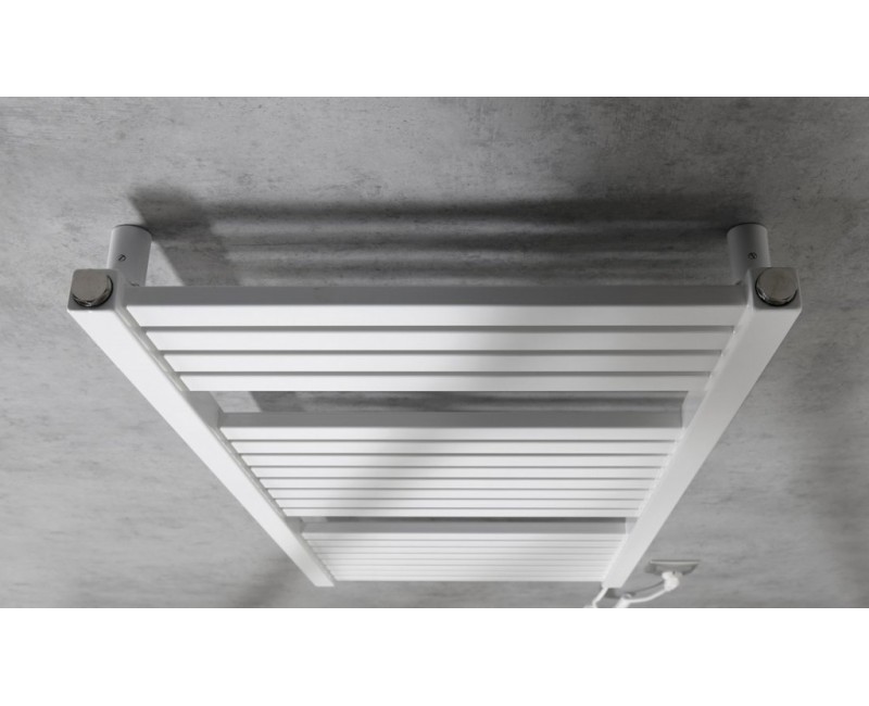 Полотенцесушитель / Радиатор AQUALINE Tondi-E электрический 45x97см, 300Вт, белый DE450T