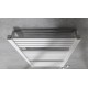 Dvieļu žāvētājs / Radiators AQUALINE Tondi-E elektriskais 45x97cm, 300W, balts  DE450T