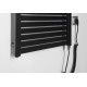 Dvieļu žāvētājs / Radiators AQUALINE Tondi-E elektriskais 45x97cm, 300W, matēti melns DE456T Dvieļu žāvētājs / Radiators AQUALINE Tondi-E elektriskais 45x97cm, 300W, matēti melns DE456T