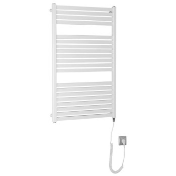 Dvieļu žāvētājs / Radiators AQUALINE Tondi-E elektriskais 60x97cm, 400W, balts  DE460T