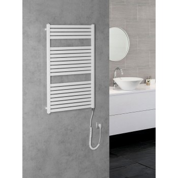 Dvieļu žāvētājs / Radiators AQUALINE Tondi-E elektriskais 60x97cm, 400W, balts  DE460T