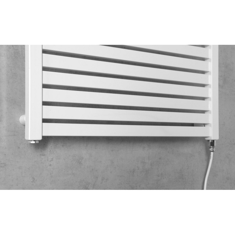 Dvieļu žāvētājs / Radiators AQUALINE Tondi-E elektriskais 60x97cm, 400W, balts DE460T Dvieļu žāvētājs / Radiators AQUALINE Tondi-E elektriskais 60x97cm, 400W, balts DE460T
