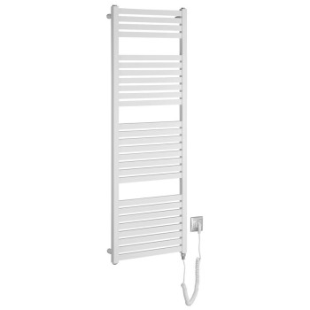 Dvieļu žāvētājs / Radiators AQUALINE Tondi-E elektriskais 45x133cm, 500W, balts  DE470T