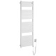 Dvieļu žāvētājs / Radiators AQUALINE Tondi-E elektriskais 45x133cm, 500W, balts  DE470T