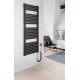 Dvieļu žāvētājs / Radiators AQUALINE Tondi-E elektriskais 45x133cm, 500W, matēti melns DE476T Dvieļu žāvētājs / Radiators AQUALINE Tondi-E elektriskais 45x133cm, 500W, matēti melns DE476T