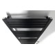 Dvieļu žāvētājs / Radiators AQUALINE Tondi-E elektriskais 45x133cm, 500W, matēti melns DE476T Dvieļu žāvētājs / Radiators AQUALINE Tondi-E elektriskais 45x133cm, 500W, matēti melns DE476T