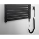 Dvieļu žāvētājs / Radiators AQUALINE Tondi-E elektriskais 45x133cm, 500W, matēti melns DE476T Dvieļu žāvētājs / Radiators AQUALINE Tondi-E elektriskais 45x133cm, 500W, matēti melns DE476T