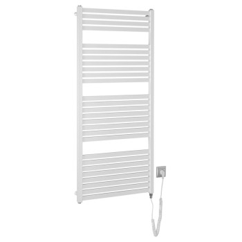 Dvieļu žāvētājs / Radiators AQUALINE Tondi-E elektriskais 60x133cm, 600W, balts  DE480T