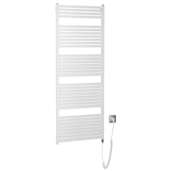 Dvieļu žāvētājs / Radiators AQUALINE TONDI-E Elektriskais 60x169cm, 800W, balts  DE490T