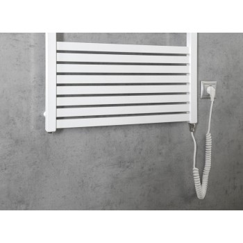 Dvieļu žāvētājs / Radiators AQUALINE TONDI-E Elektriskais 60x169cm, 800W, balts  DE490T