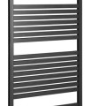 Dvieļu žāvētājs / Radiators AQUALINE TONDI-E elektriskais 60x169cm, 800W, melns matēts DE496T
