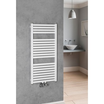 Dvieļu žāvētājs / Radiators AQUALINE Tondi 45x97cm balts  DT450T