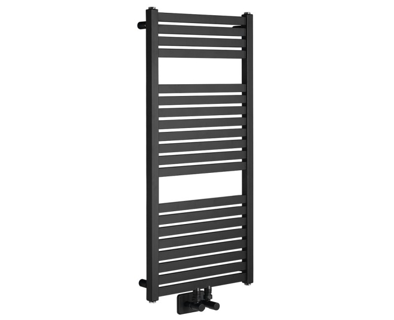 Полотенцесушитель / Радиатор AQUALINE Tondi 45x97см, матовый черный DT456T