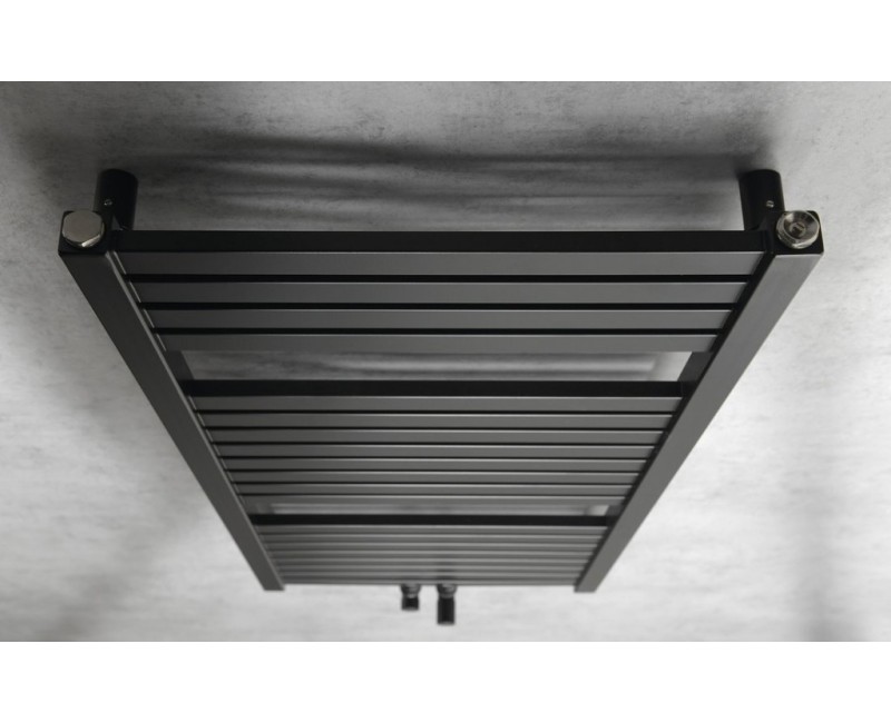 Полотенцесушитель / Радиатор AQUALINE Tondi 45x97см, матовый черный DT456T
