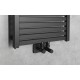 Dvieļu žāvētājs / Radiators AQUALINE Tondi 45x97cm, matēti melns DT456T Dvieļu žāvētājs / Radiators AQUALINE Tondi 45x97cm, matēti melns DT456T