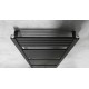 Dvieļu žāvētājs / Radiators AQUALINE Tondi radiators 45x133 cm matēti melns DT476T Dvieļu žāvētājs / Radiators AQUALINE Tondi radiators 45x133 cm matēti melns DT476T