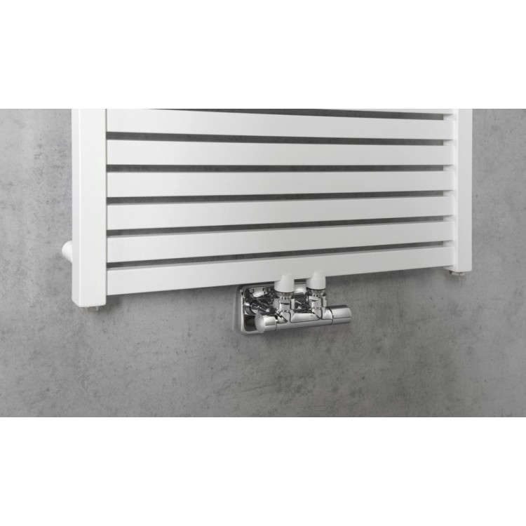 Dvieļu žāvētājs / Radiators AQUALINE Tondi radiators 60x133 cm balts  DT480T