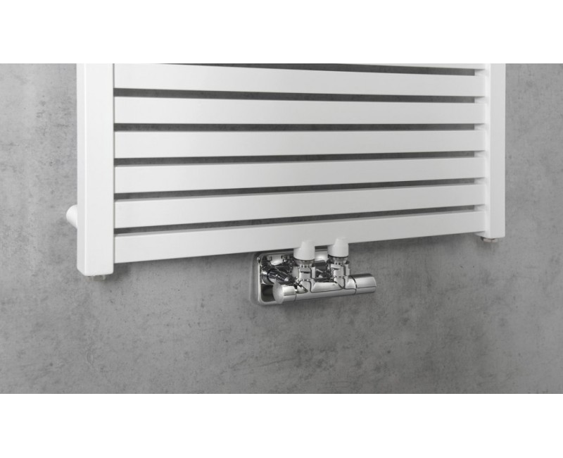 Dvieļu žāvētājs / Radiators AQUALINE Tondi radiators 60x133 cm balts  DT480T