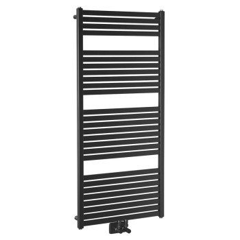Dvieļu žāvētājs / Radiators AQUALINE Tondi 60x133c, matēti melns  DT486T