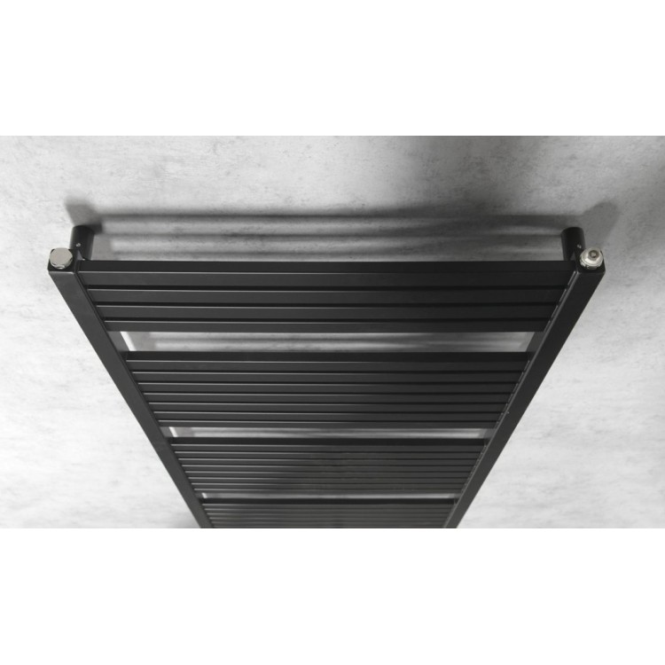Dvieļu žāvētājs / Radiators AQUALINE Tondi 60x133c, matēti melns DT486T Dvieļu žāvētājs / Radiators AQUALINE Tondi 60x133c, matēti melns DT486T